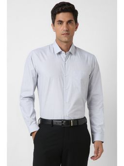 Peter England - Men White Full Sleeves Shirt