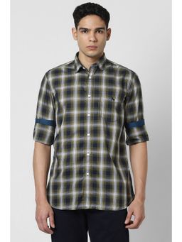 Van Heusen - Men Multi-Color Checks Full Sleeves Shirt