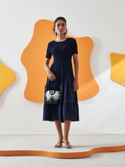 Pleats by Aruni - Blue Aesha Dress