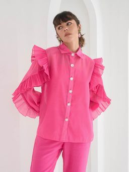 Pleats by Aruni - Pink Matie Shirt