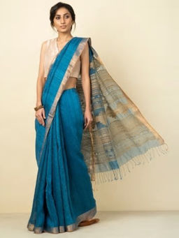 Fabindia - Silk Matka Jamdani Sari