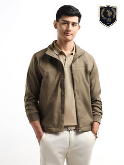 U.S. POLO ASSN. - Brown Solid Regular Fit Jacket