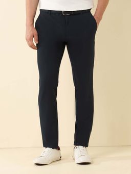 U.S. POLO ASSN. - Men Blue Bi Stretch Austin Slim Fit Chinos