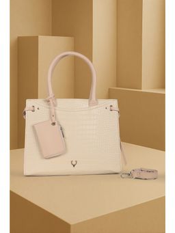 Allen Solly - Women Beige Casual Handbag and Pouch with Detachable Strap (Set Of 2)