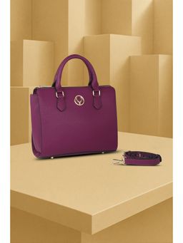 Allen Solly - Women Purple Casual Handbag with Detachable Strap
