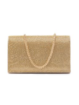 Lino Perros - Golden Clutch with Detachable Chain