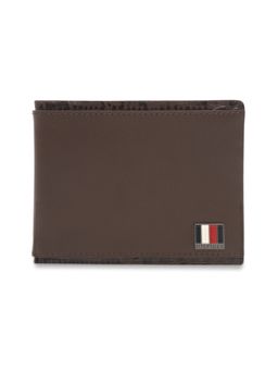 Tommy Hilfiger - Men Brown Bebine Slimfold Passcase Leather Wallet