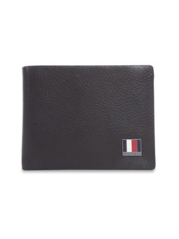 Tommy Hilfiger - Men Brown Mawenzi Global Coin Leather Wallet