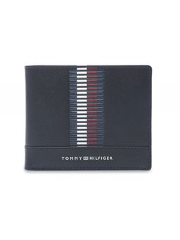 Tommy Hilfiger - Men Black Minho Passcase Leather Wallet