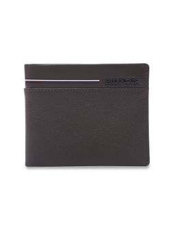 Tommy Hilfiger - Men Brown Nizao Slimfold Passcase Leather Wallet