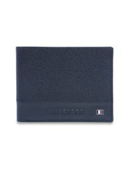 Tommy Hilfiger - Men Navy Blue Savoia Multicard Leather Wallet
