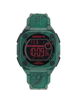 adidas Originals - City Tech Two Grfx Unisex Black 45 Mm Dial Digital Watch - Aost23573 (M)