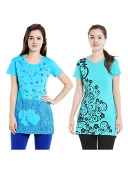 Bodycare - Bodyactive Pack Of 2 Women'S Tshirt - Multi-Color