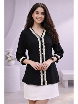TULSATTVA - Black Lace Shirt