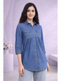 TULSATTVA - Blue Denim Shirt