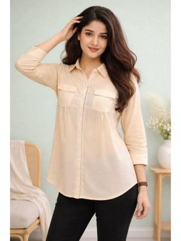 TULSATTVA - Beige Skin Shirt