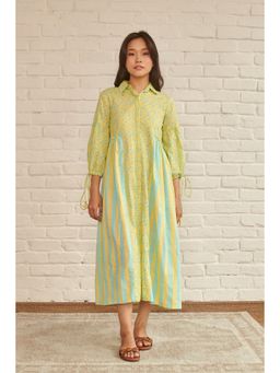 Prakriti Jaipur - Yellow Daisy Midi Dress