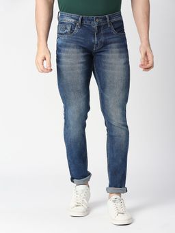 Dragon Hill - Indigo Cloud Stone Washed Slim Skinny Jeans