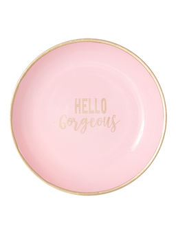 Pipa Bella by Nykaa Fashion - Minimalistic Pink Hello Gorgeous Jewellery Dish