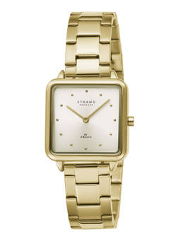 Strand by Obaku - Rim Cider Gold Dial Quartz Watch For Women (S718LXGGSG)