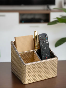 Mason Home - Braided Remote Holder Gold