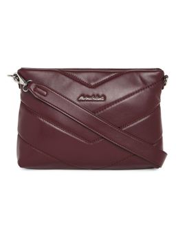 Marina Galanti - Maroon Color Soft PU Material Medium Size Pouch - MB0355PH2026