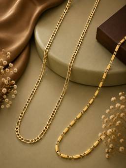 Zeraki Jewels - Arya and Della Neck chain (Pack of 2)