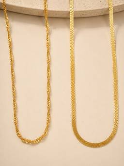 Zeraki Jewels - Bella and Harmony Neck chain (Pack of 2)
