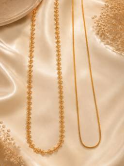 Zeraki Jewels - Classic and Xara Neck chain (Pack of 2)