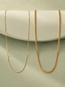 Zeraki Jewels - Dom and Tavira Neck chain (Pack of 2)