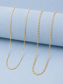 Zeraki Jewels - Elara and Classic Neck chain (Pack of 2)