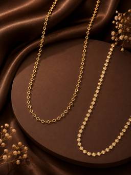 Zeraki Jewels - Elara and Lova Neck chain (Pack of 2)