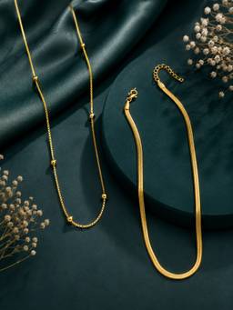 Zeraki Jewels - Etsy and Satin Neck chain (Pack of 2)