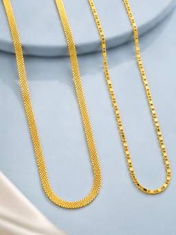 Zeraki Jewels - Harmony and Sunray Neck chain (Pack of 2)