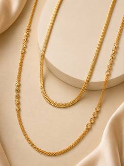 Zeraki Jewels - Lia and Indira Neck chain (Pack of 2)
