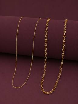 Zeraki Jewels - Link and Fina Neck chain (Pack of 2)