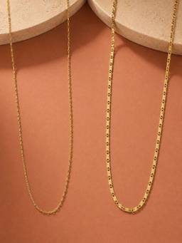 Zeraki Jewels - Link and Luxe Neck chain (Pack of 2)