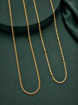 Zeraki Jewels - Rise and Zinie Neck chain (Pack of 2)