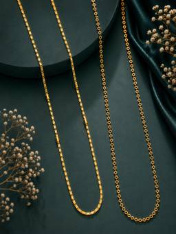 Zeraki Jewels - Zinie and Elara Neck chain (Pack of 2)
