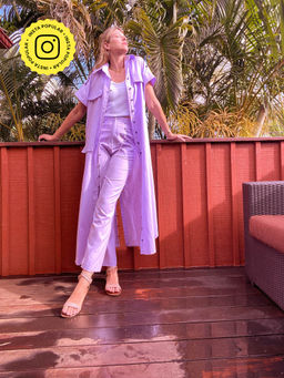 Style Junkiie - Lavender Drawstring Pants