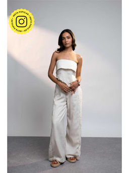 Style Junkiie - Summer Ivory Paisley Pants