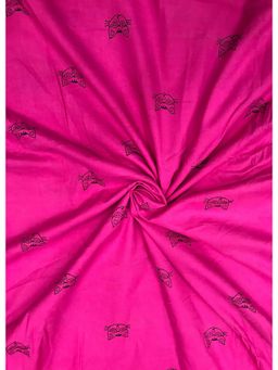 Palash - Pink Women Hand Block Printed Cotton Unstitched Kurta Fabric