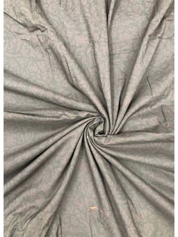 Palash - Grey Women Hand Block Printed Cotton Unstitched Kurta Fabric