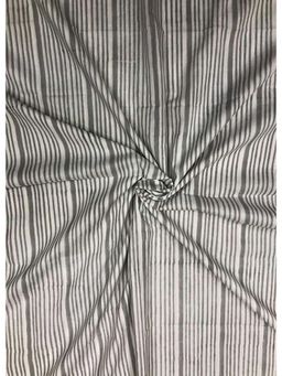 Palash - White Hand Block Printed Cotton Unstitched Kurta Fabric