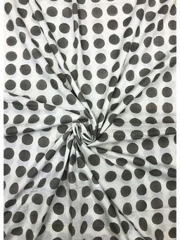 Palash - White Hand Block Printed Cotton Unstitched Kurta Fabric