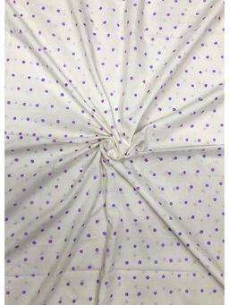 Palash - White Hand Block Printed Cotton Unstitched Kurta Fabric