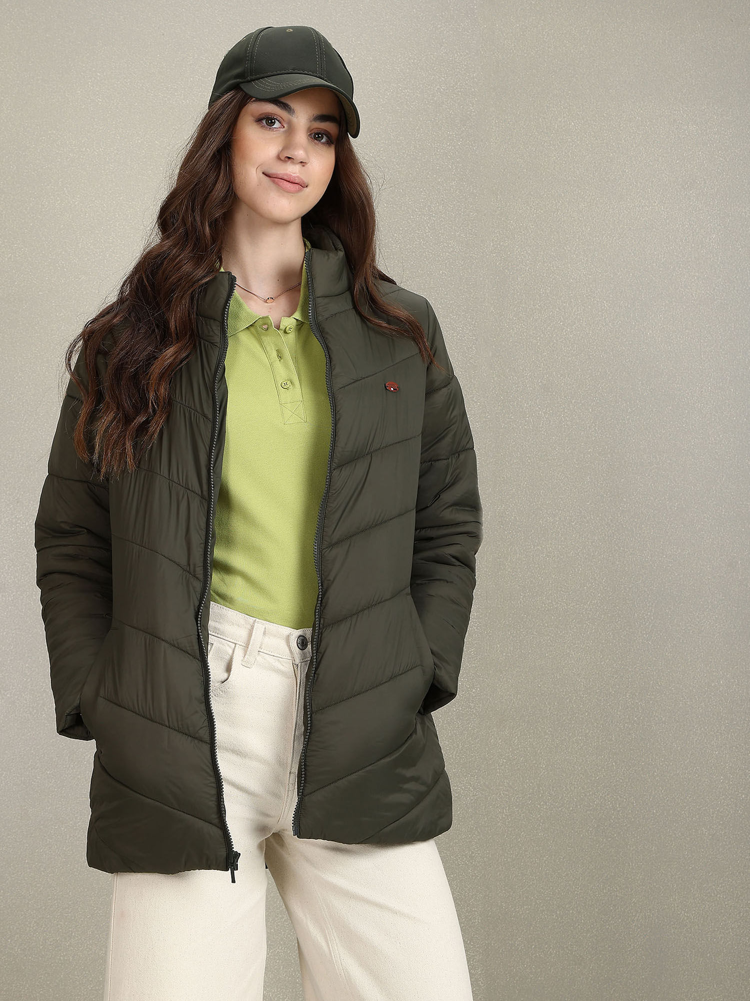 High Neck Longline Puffer Jacket-picture-37