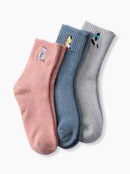 Cider - Cat Pattern Women’S Soft Crew Socks Multi-Color
