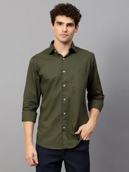 AM SWAN - Olive Green Shirt for Men
