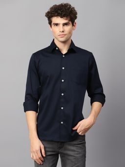 AM SWAN - Navy Casual Shirt for Men